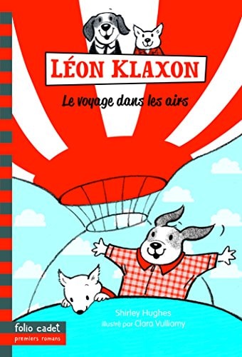 LEON KLAXON 3 LE VOYAGE DANS LES AIRS, de Shirley Hughes | portada del libro