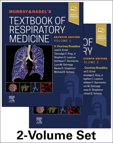 (2 VOL.).MURRAY & NADEL'S TEXTBOOK RESPIRATORY MEDICINE, de V. Courtney Broaddus | portada del libro