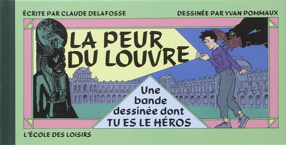 A PEUR DU LOUVRE UNE BANDE DESSINEE, de Yvan Pommaux | portada del libro