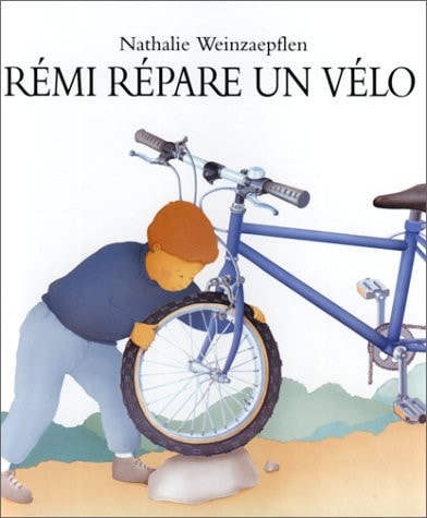 EMI REPARE UN VELO, de Nathalie Weinzaepflen | portada del libro