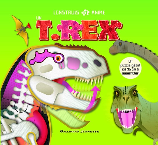 CONSTRUIS ET ANIME UN T. REX, de Michael Bright | portada del libro