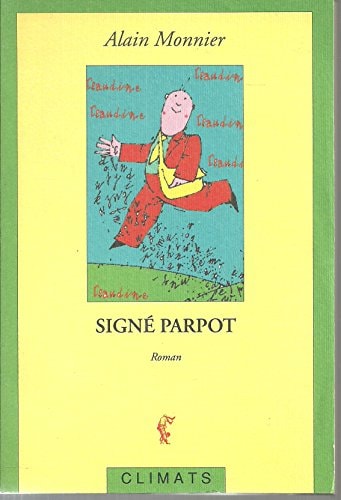 SIGNE PARPOT, de Alain Monnier | portada del libro