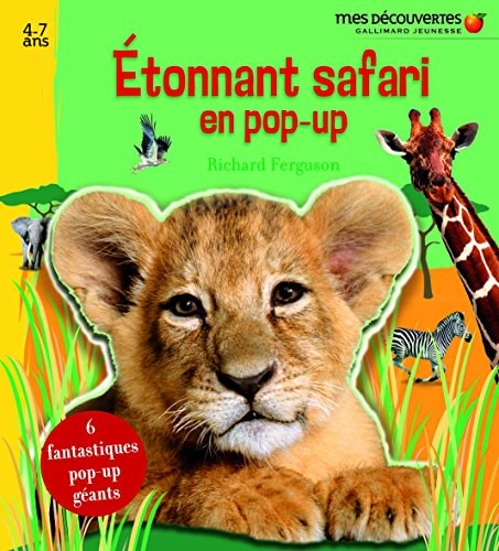 ETONNANT SAFARI EN POP-UP, de Richard Ferguson | portada del libro