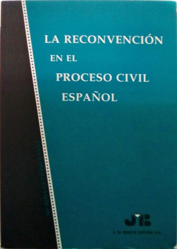 La Reconvención en el Proceso Civil Español., de Gutiérrez Sanz | portada del libro