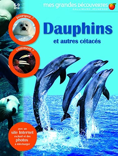 DAUPHINS ET AUTRES CETACES, de Gallimard Jeunesse | portada del libro