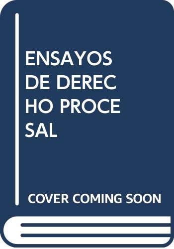 Ensayos de Derecho Procesal., de Montero Aroca | portada del libro