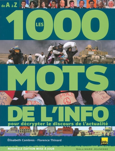 LES 1000 MOTS DE L'INFO, de Elisabeth Combres | portada del libro