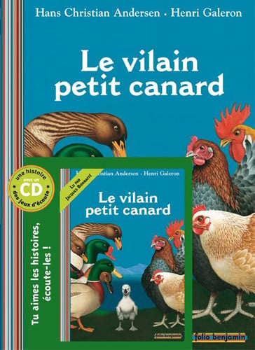 LE VILAIN PETIT CANARD LIV CD, de ANDERSEN | portada del libro