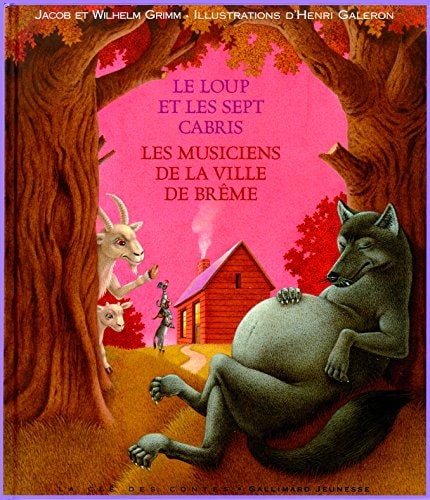 LE LOUP ET LES SEPT CABRIS / LES MUSICIENS DE LA VILLE DE BR, de Jacob Grimm | portada del libro