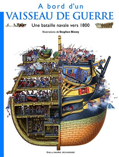 A BORD D'UN VAISSEAU DE GUERRE, de Richard Platt | portada del libro
