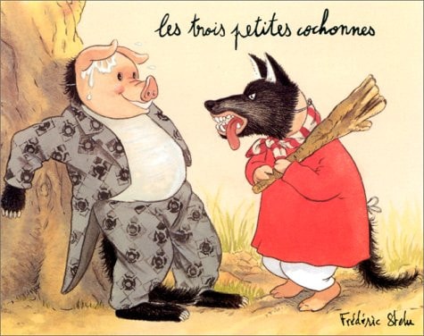 ES TROIS PETITES COCHONNES, de Frédéric Stehr | portada del libro