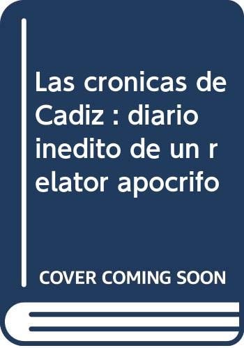 Las Crónicas de Cádiz, de Martín García | portada del libro