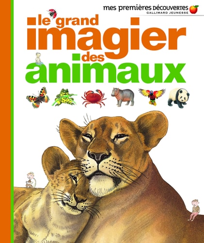 Le grand imagier des animaux, de Delphine Gravier-Badreddine | portada del libro