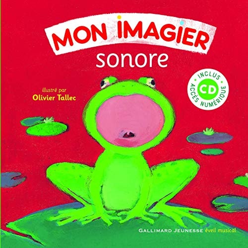 Mon imagier sonore (livre CD), de Olivier Tallec | portada del libro