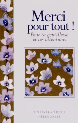 MERCI POUR TOUT, de EXLEY | portada del libro