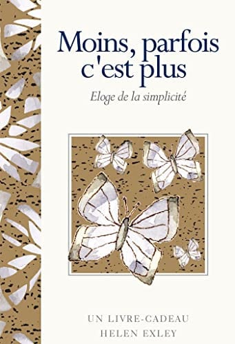 MOINS PARFOIS C'EST PLUS, de EXLEY | portada del libro
