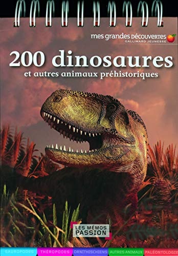 200 DINOSAURES ET AUTRES ANIMAUX PREHISTORIQUES, de Jean-Baptiste de Panafieu | portada del libro