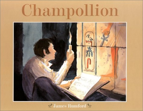 HAMPOLLION, de James Rumford | portada del libro