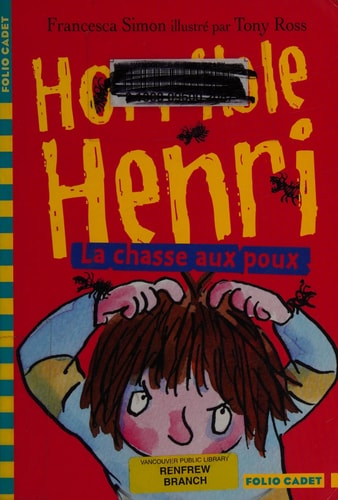 LA CHASSE AUX POUX, de Francesca Simon | portada del libro