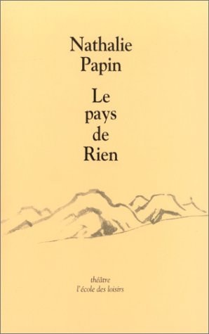 E PAYS DE RIEN, de Nathalie Papin | portada del libro