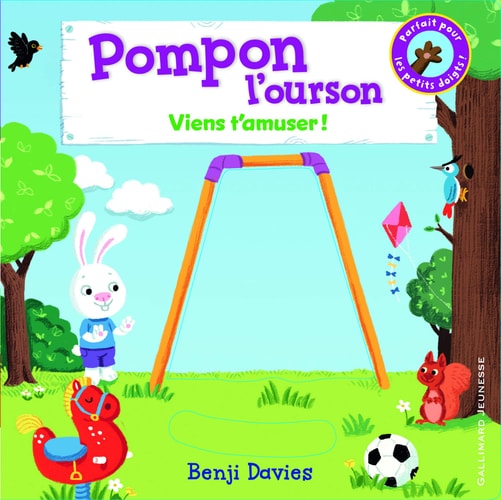 POMPON L'OURSON VIENS T'AMUSER, de Benji Davies | portada del libro