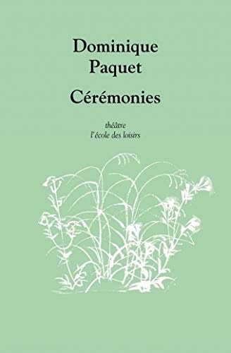 EREMONIES, de Dominique Paquet | portada del libro
