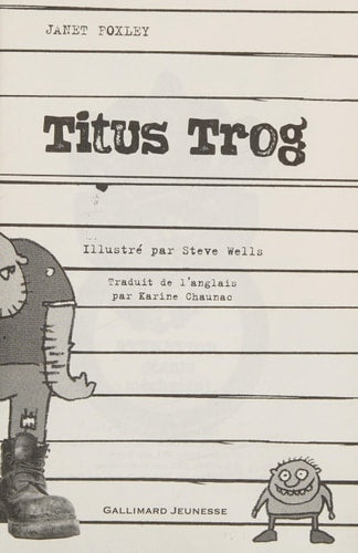 TITUS TROG, de Janet Foxley | portada del libro