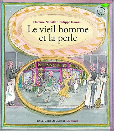LE VIEIL HOMME ET LA PERLE LIV-CD, de Florence Noiville | portada del libro