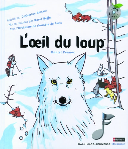 L'OEIL DU LOUP LIVRE-CD, de Daniel Pennac | portada del libro
