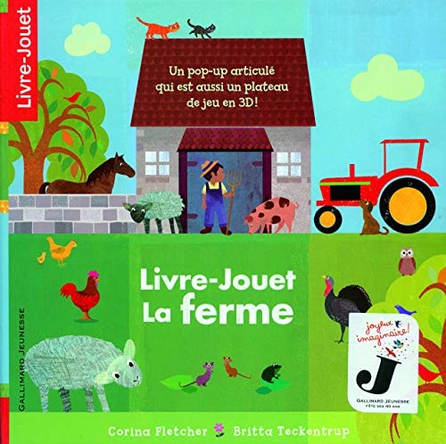 LIVRE-JOUET LA FERME, de Corina Fletcher | portada del libro