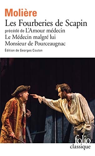 LES FOURBERIES DE SCAPIN / L' AMOUR MEDECIN / LE MEDECIN MAL, de Molière | portada del libro