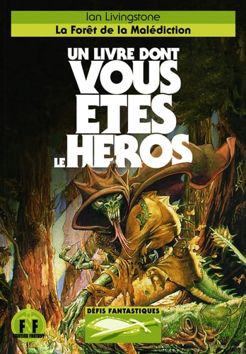 LA FORET DE LA MALEDICTION, de Ian Livingstone | portada del libro