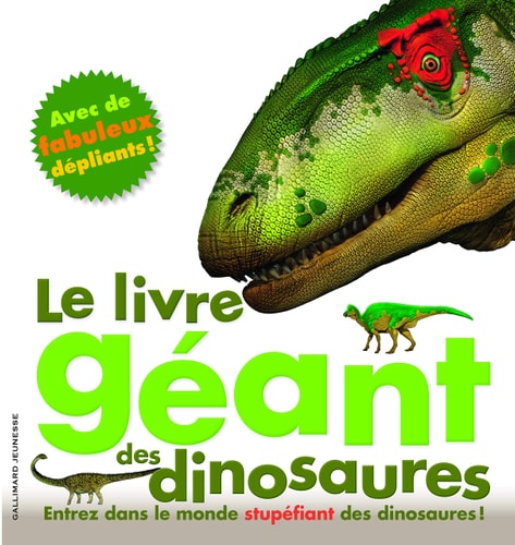 LE LIVRE GEANT DES DINOSAURES, de Marie Greenwood | portada del libro