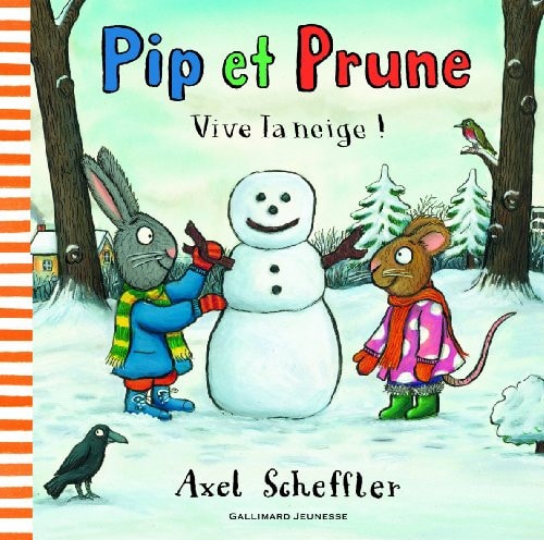 PIP ET PRUNE VIVE LA NEIGE, de Axel Scheffler | portada del libro