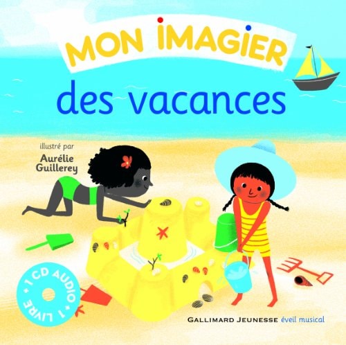 MON IMAGIER DES VACANCES LIVRE-CD, de Romain Didier | portada del libro