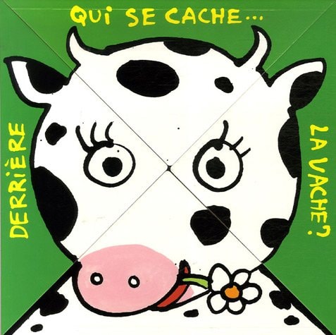 UI SE CACHE... DERRIERE LA VACHE ?, de Bénédicte Guettier | portada del libro