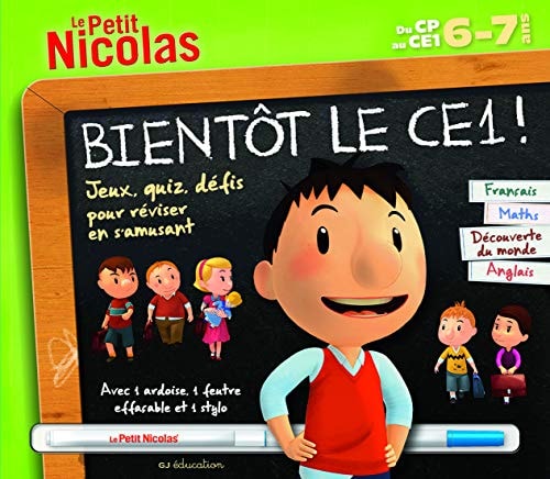 PETIT NICOLAS BIENTOT LE CE1 CP VERS CE1, de Sylvie Cote | portada del libro