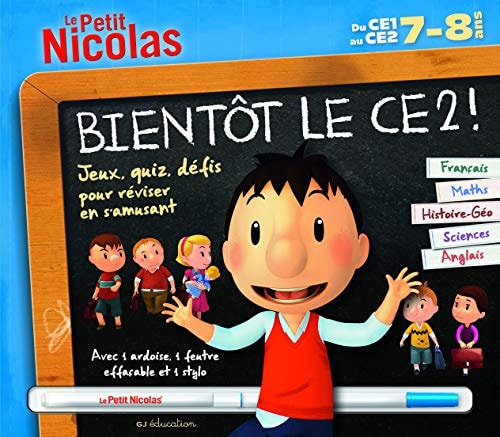 PETIT NICOLAS BIENTOT LE CE2 CE1 VERS CE2, de Sylvie Cote | portada del libro