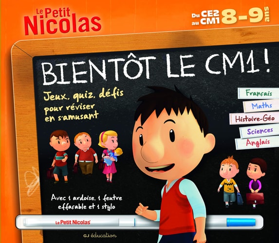 PETIT NICOLAS BIENTOT LE CM1 CE2 VERS CM1, de Sylvie Cote | portada del libro