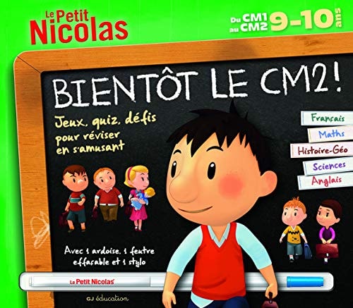 PETIT NICOLAS BIENTOT LE CM2 CM1 VERS CM2, de Sylvie Cote | portada del libro