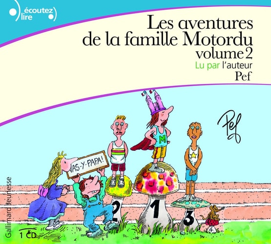 LES AVENTURES DE LA FAMILLE MOTORDU 1 CD T2, de Pef | portada del libro