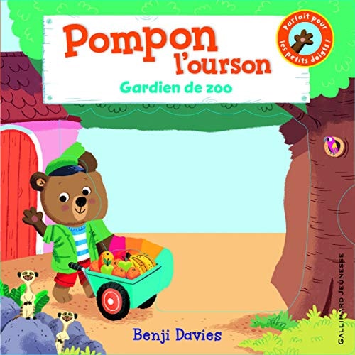 POMPON L'OURSON GARDIEN DE ZOO, de Benji Davies | portada del libro