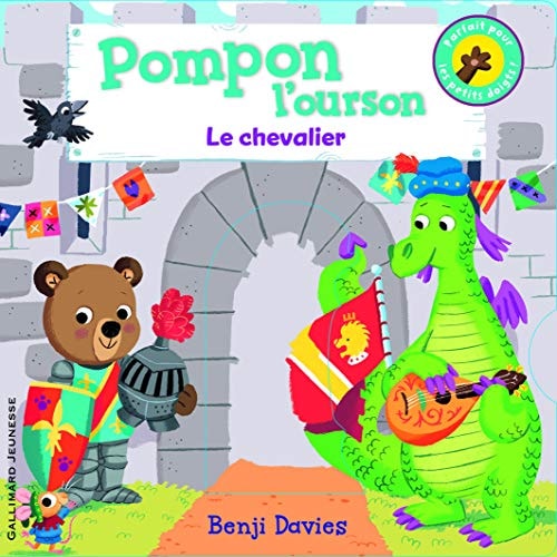 POMPON L'OURSON LE CHEVALIER, de Benji Davies | portada del libro