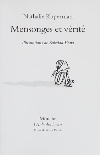 ENSONGES ET VERITE, de Nathalie Kuperman | portada del libro