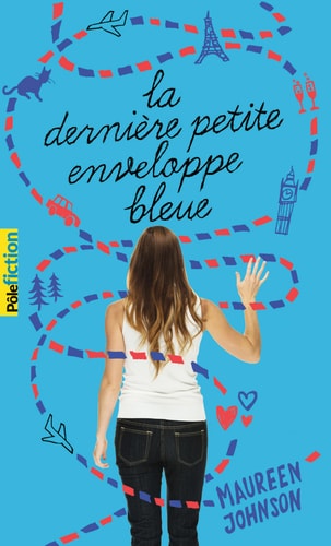 LA DERNIERE PETITE ENVELOPPE BLEUE, de Maureen Johnson | portada del libro