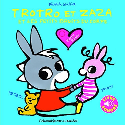 Trotro et Zaza et les petits bruits du corps, de GUETTIER | portada del libro