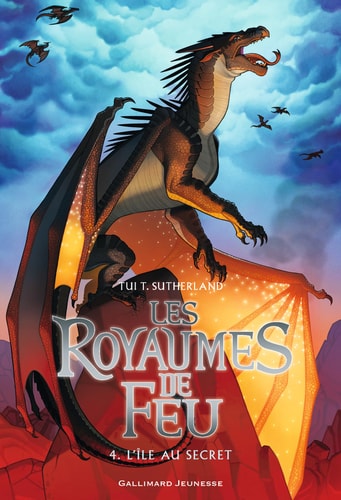 LES ROYAUMES DE FEU 4. L'ILE AU SECRET, de Tui T. Sutherland | portada del libro