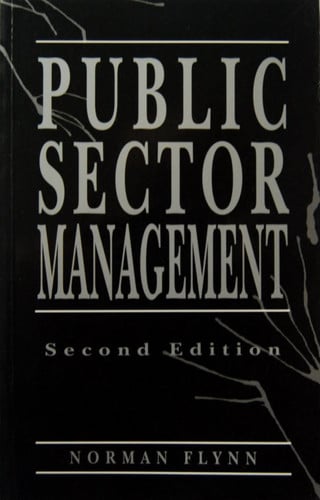 PUBLIC SECTOR MANAG.2ªED, de FLYNN | portada del libro