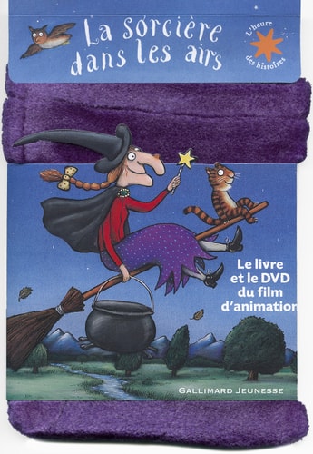LA SORCIERE DANS LES AIRS LIVRE-DVD, de Julia Donaldson | portada del libro