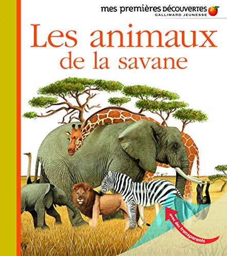 LES ANIMAUX DE LA SAVANE, de Delphine Gravier-Badreddine | portada del libro